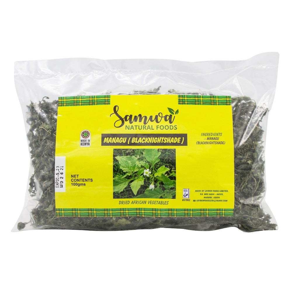 Dried Managu (Black Nightshade)